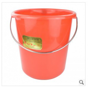 中亚 水桶 22L 直径36cm 材质：塑料 红色