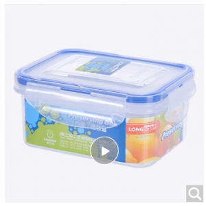 龙士达（LONGSTAR） 微波炉饭盒保鲜盒 400ml透明塑料密封罐便当盒 储物盒LK-2012