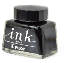 日本百乐（PILOT）非碳素墨水 不堵笔钢笔墨水30ml 黑色INK-30-L