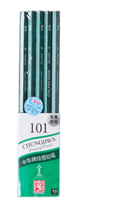 中华牌 101 6B 绘图铅笔 10支/盒 黑 单位：盒