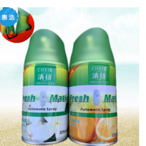 清扬 QY-001 325ml 玫瑰香型空气清新剂 绿色（单位：瓶）