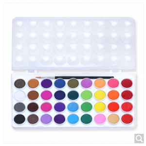 晨光(M&G)文具36色全干水彩颜料 美术专用绘画颜料 考级系列绘画用品 36色/盒APL97665